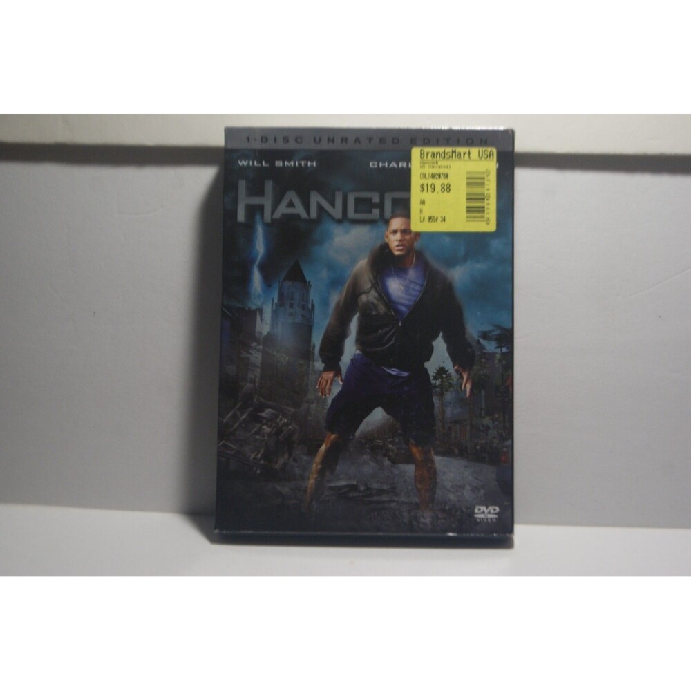 Hancock DVD 2008 Action Superhero Fantasy Will Smith W/slip